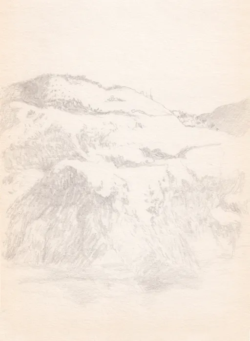 How To Remember Kelardastht, 2024, pencil on paper, 14 x 10 cm