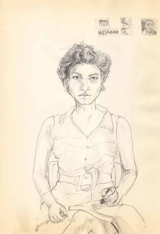Dadaism, 2016, pencil on paper 27.5 x 19 cm